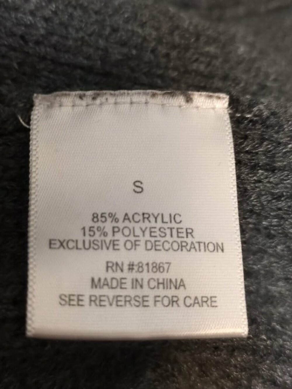 U.S. Polo Assn. Women's V-Neck Cable Knit Sweater Gray Color Block Size S Preppy - Picture 5 of 6